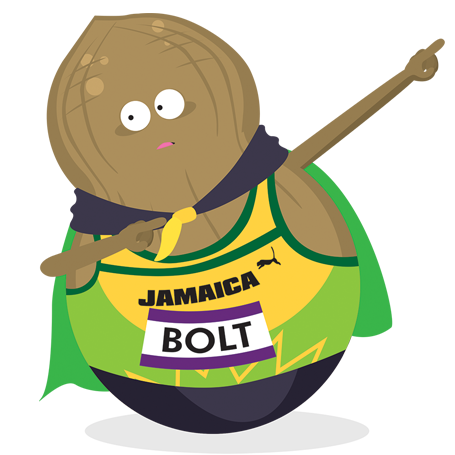 Build on your strengths: Usain Bolt nut doing his signature pose