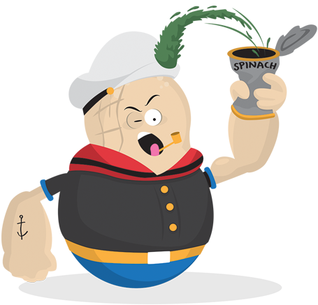 Our Approach: Popeye nut eating his spinach